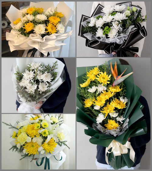 广东梅州市平远县石正镇周正村白事花束代送